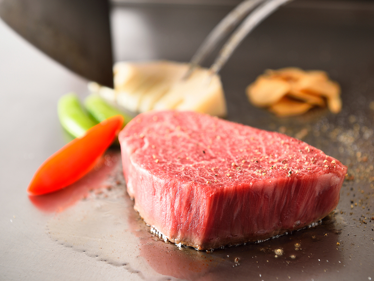 鉄板焼　雅の料理