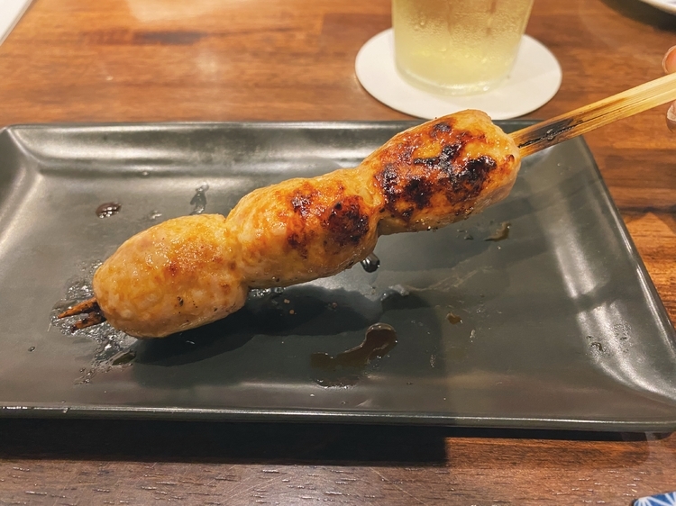 『つくね』は生地の味がしっかり濃い目でお酒が進んでしまいます