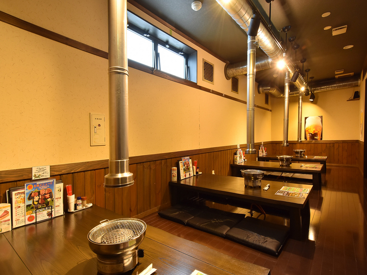王様の焼肉くろぬま　天童店の店内